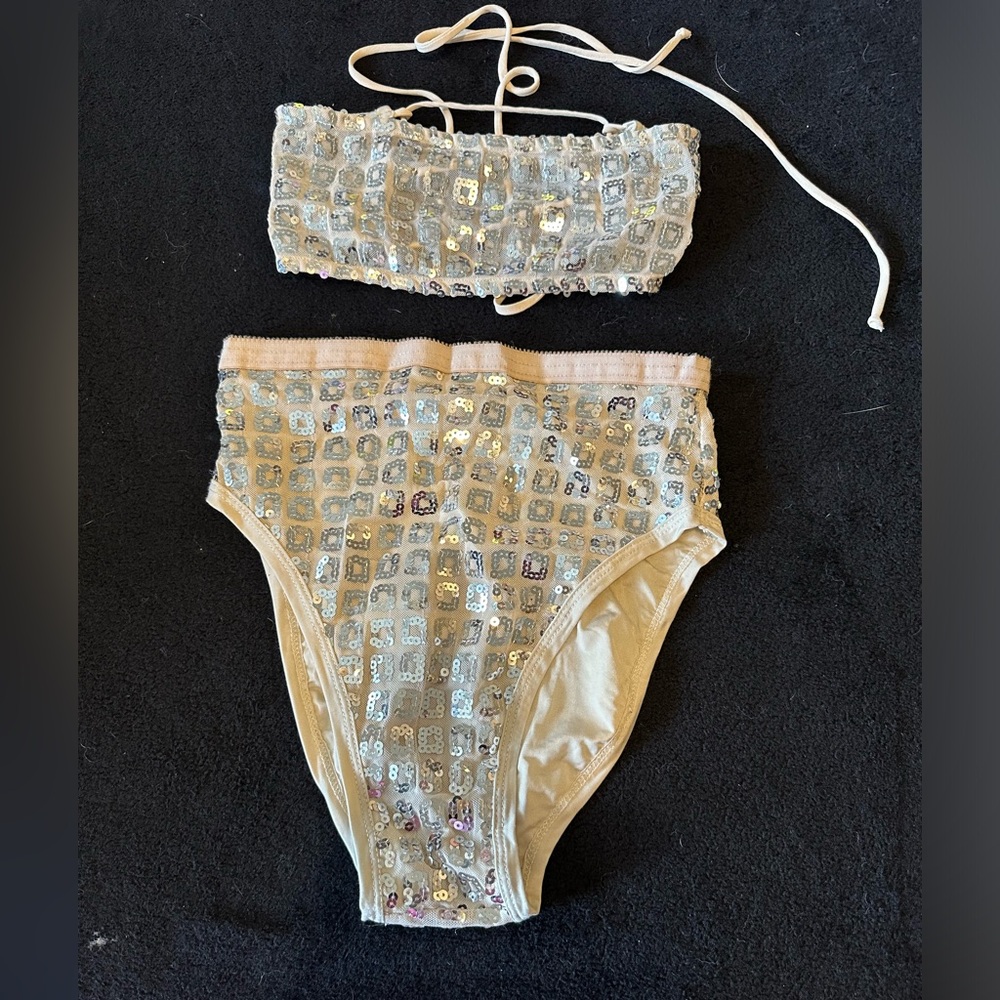 Sequin lingerie set